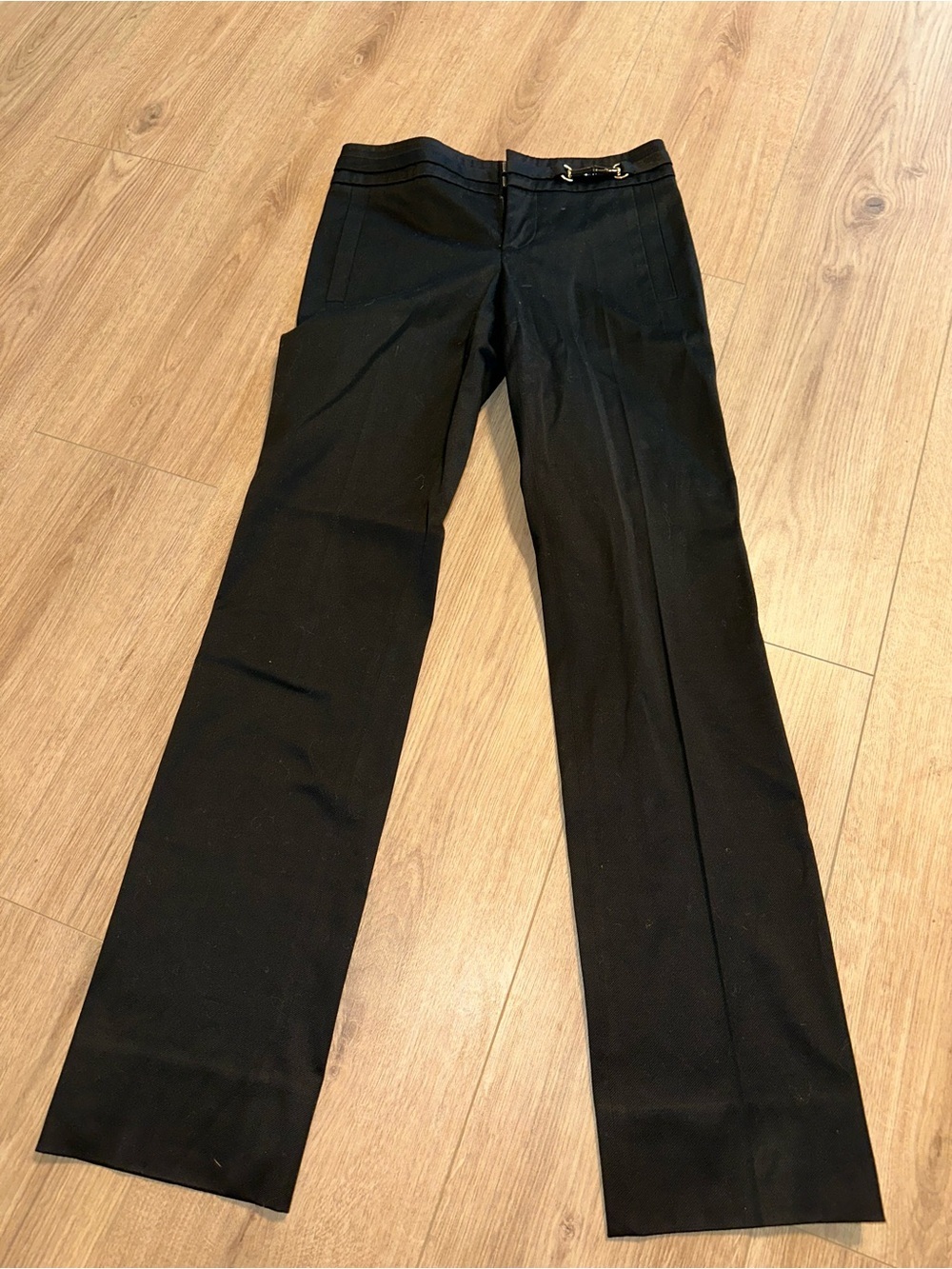 Gucci Black Tailored Dress Pants Size 38